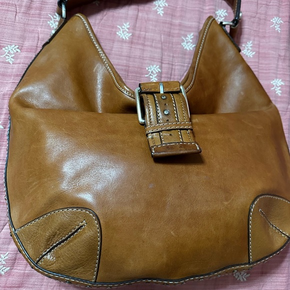 MICHAEL Michael Kors Brown Leather Hobo Bag - Picture 3 of 11
